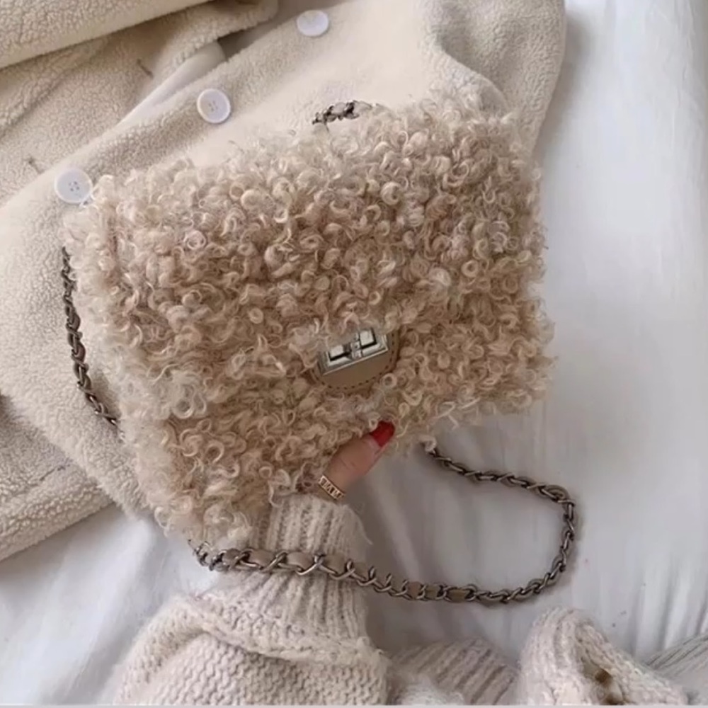 Mini Teddy Crossbody-Tan